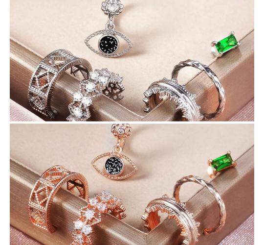 60pc STUNNING WOMENS STUD LUXURY EARRINGS 2 STYLES | GCJ178 UK SELLER