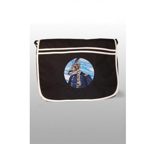 Hipster, goth, alternative messenger bag