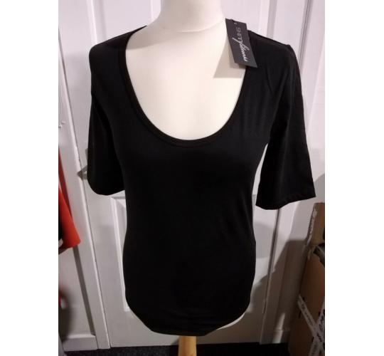 50 Short Sleeve Black Skinnifit Body Suits (Mixed Sizes)