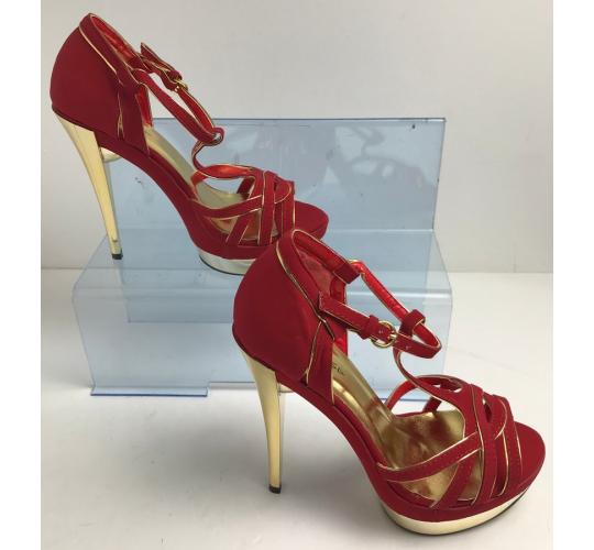 Wholesale Joblot of 10 Osohtewo Ladies Red Stiletto Heel Sizes 37-41