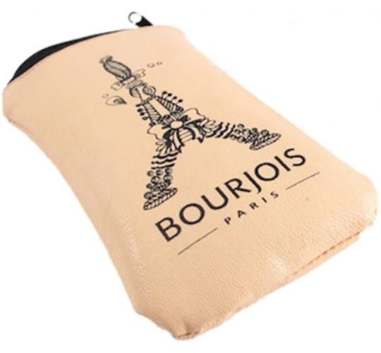 10 x Bourjois Paris Quality Padded Soft Leather Sunglasses Zip Case Cover Protection Zip Closure Peach New 