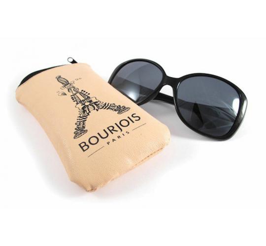 10 x Ladies Fabulous Designer Black Sunglasses Leather Zip Case Bourjois Paris - New