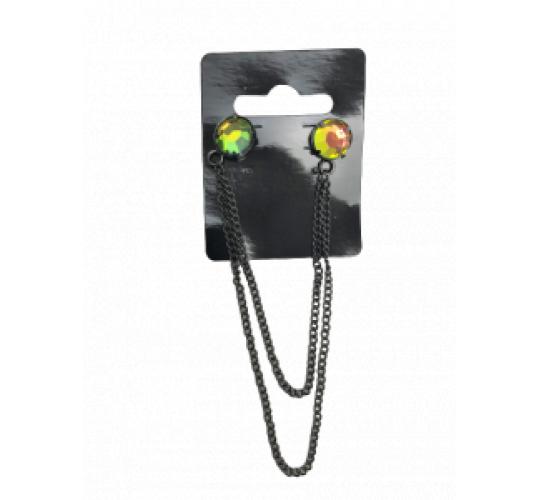 Wholesale Joblot Of 30 DesignB Gunmetal Gem Collar Chains