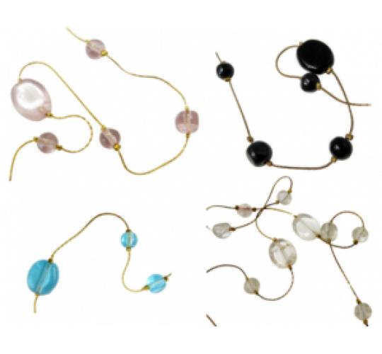 One Off Joblot of 20 Mixed Floating Beaded Jewellery - Necklaces & Earrings