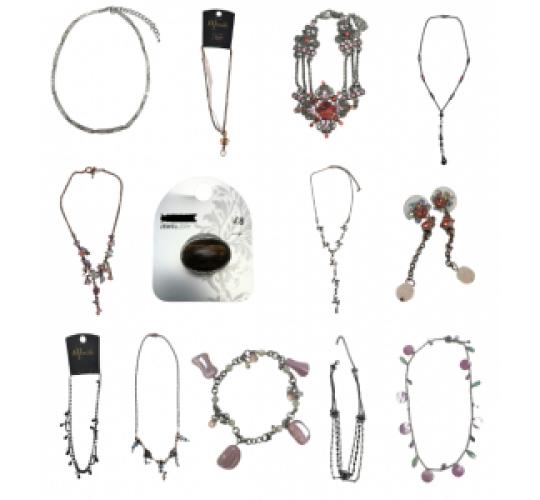 One Off Joblot of 43 Mixed Design Fashion Jewellery - Necklace, Rings & More!