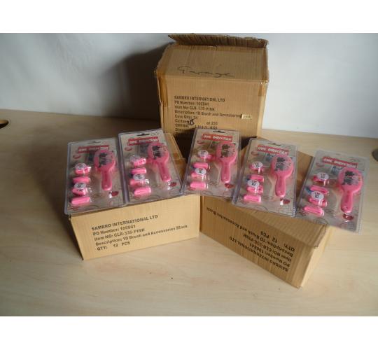 24 1D One Direction Hair Brush & Mirror Gift Sets Pink Wholesale Bulk Job Lot Ebay Shop 