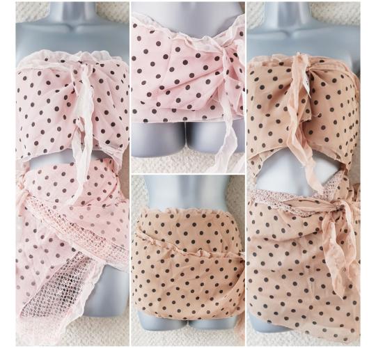 Flirt london Chiffon beach Cover-Up Skirt / Top, Brazilian sarong 75 Pcs