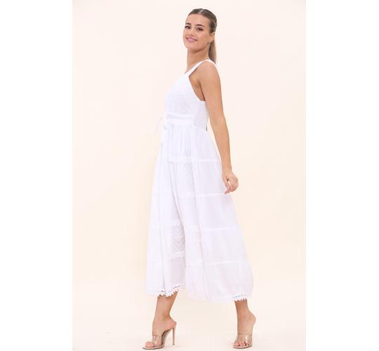 Cotton Summer Beach Long Dress 48 pcs #9003