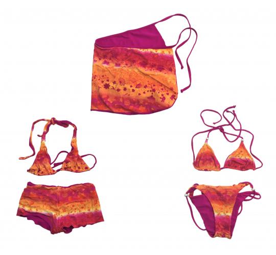 One Off Joblot of 8 Azaryah Girls Autumn Mixed Luxury Childrens Swimwear