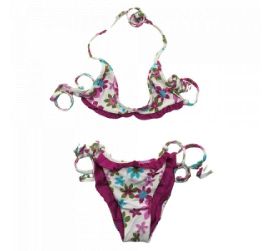 One Off Joblot of 6 Azaryah Girls Fringe Triangle Luxury Childrens Swimwear