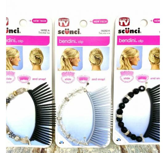 Scunci Bendini Clip Bend Slide And Snap Hair Accessory