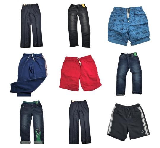 One Off Joblot of 39 Boys De-Branded Mixed Childrens Age Shorts, Jeans And More!