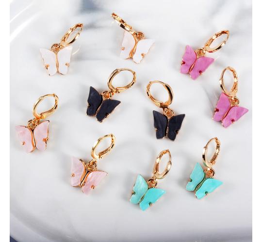 20pairs Beautiful Gold Butterfly Necklace & Earrings Set| UK SELLER GCJ171-Earrings