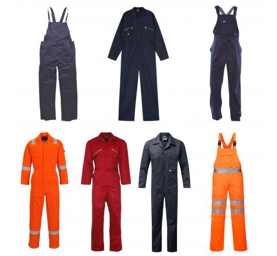 One Off Joblot of 17 Mixed Overalls / Coveralls - Dickies, Portwest, Etc.