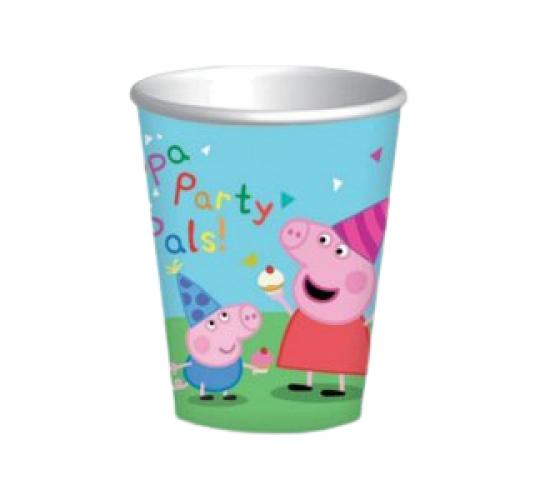 Wholesale Joblot of 96 Gemma International Peppa Pig Party cups (8Pcs)
