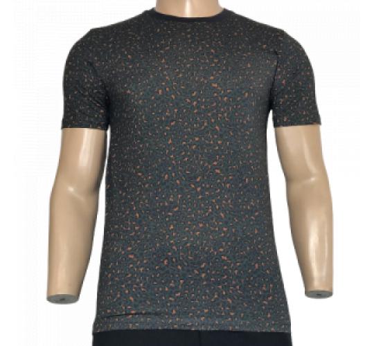 One Off Joblot of 13 Mens De-Branded Green Leopard Print T-Shirts Size XS-3XL