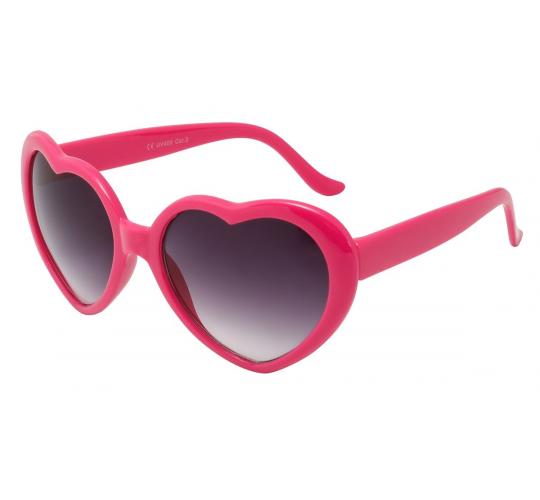 Wholesale Joblot of 50 Ladies Heart-Shaped UV400 Protection Sunglasses Pink
