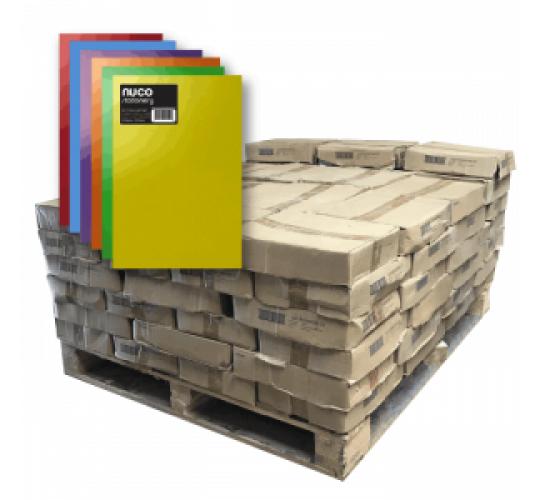 Pallet of 2,325 Nuco Stationery A4 Coloured Card - 210mm x 297mm (8 Pack)