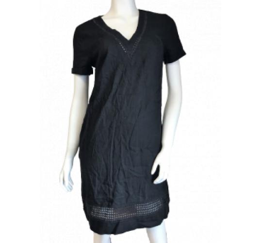 One Off Joblot of 10 Womens Black De-Branded Linen Viscose Dresses