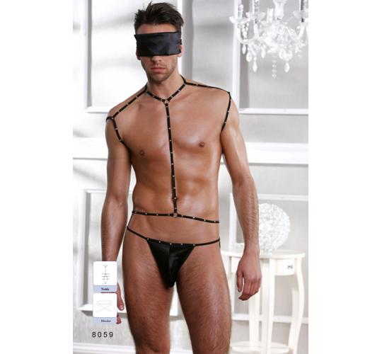 5pc_Men Black Fantasy Costume Outfit 3 Pcs Set_UK Seller_GCL127