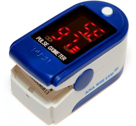 Case of 100 - Anapulse ANP100 Finger Pulse Oximeter With LED Display (Includes Carrycase, Batteries and Lanyard)
