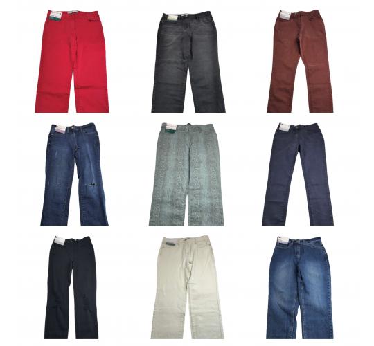 Wholesale Joblot of 13 Womens Mixed Style & Colour De-Branded Bottoms