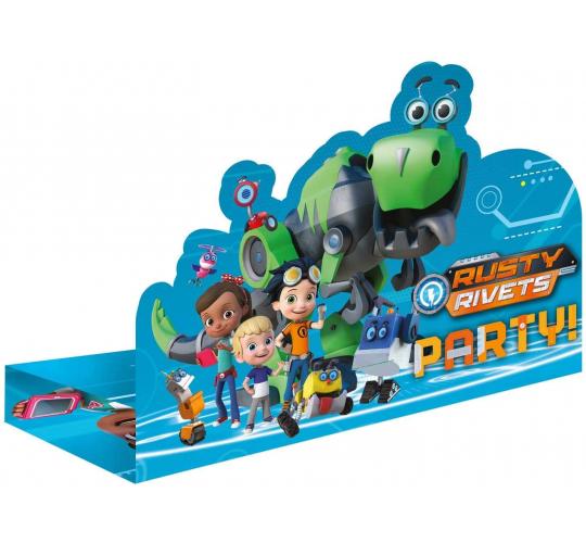 Wholesale Joblot of 50 Amscan Nickelodeon Rusty Rivets Party Invitations (8Pcs)