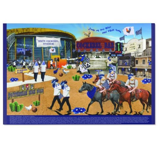 5500 unique football posters and 1500 large unique greeting cards