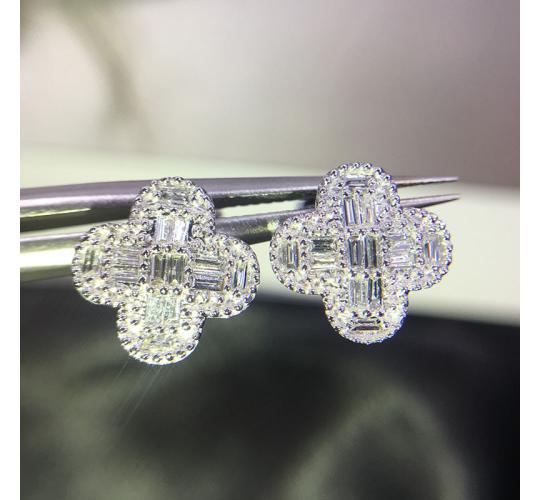 10pairs_T-square design stud earrings_UK Seller_GCC033