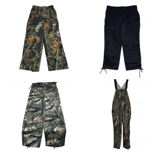 Joblot of 8 Adult & Youth Mixed Russell Outdoors & 5.11 Tactical Clothing