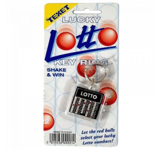 Wholesale Joblot of 112 Texet Lucky Lotto Key Ring - Lottery Shake & Win