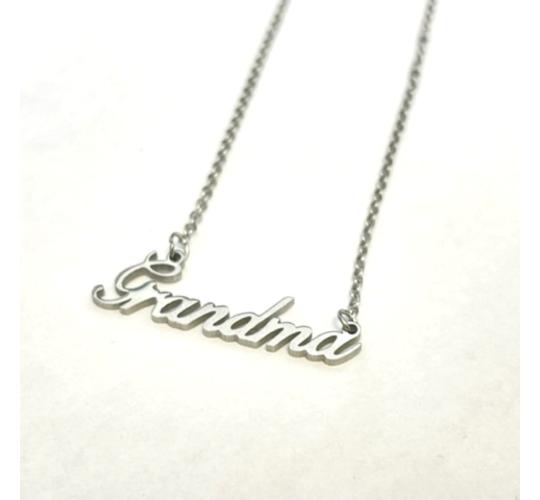 10pc_Stainless Steel Grandma Pendant Necklace_UK Seller_GCJ513
