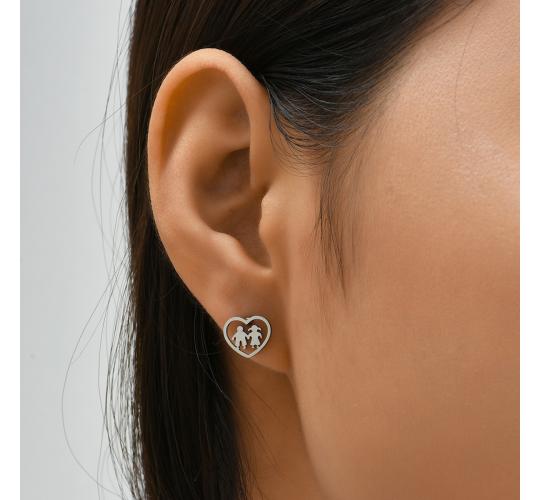 10pc_Stainless Steel Couple Stud Earrings_UK Seller_GCJ521
