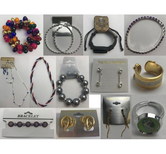 Wholesale Joblot of 500 Costume Jewellery - Assorted Styles - Huge Mix Included