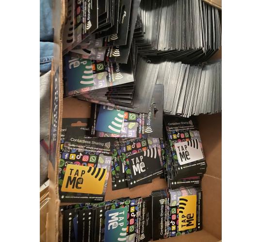 500 TapMe "Digital Business" Cards - 50 of each colour.