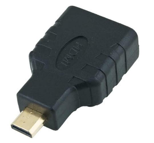 100 pcs HDMI Female to Micro HDMI Type D Male Adapter Convertor in Gold Plated