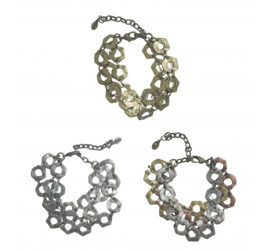 One Off Joblot of 26 Etnika Mixed Colour Link Bracelets