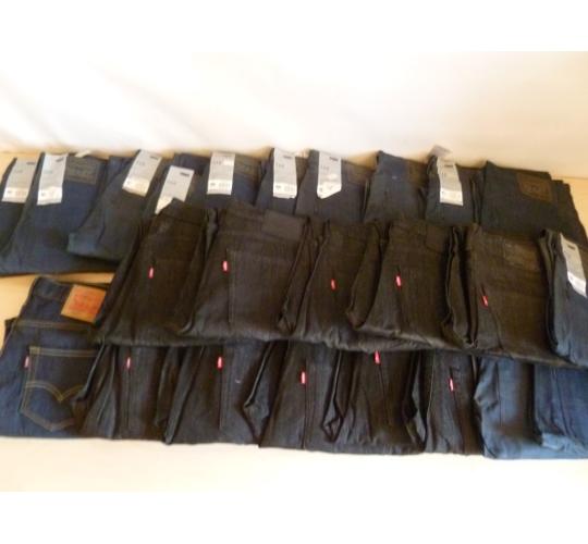 24 x Levi Strauss Jeans Dark Blue & Black New Jeans Lot 2