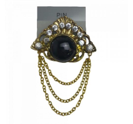 Wholesale Joblot of 96 Gold Coloured Fashion Brooch Pins