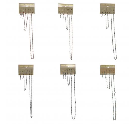 Wholesale Joblot Of 84 Mixed Colour Fashion Earrings, Bracelet & Necklace Sets