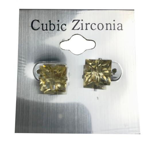 Wholesale Joblot of 180 Yellow Cubic Zirconia Fashion Earrings