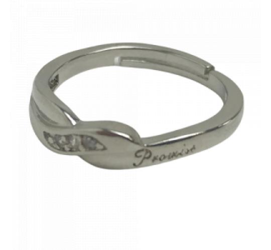 One Off Joblot of 43 Silver Adjustable Promise Fashion Ring