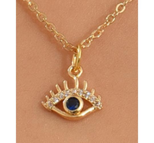 10pcs Hoop Crystal Simulated Clear Diamond Circle Round Pendant Necklace|GCJ343|UK SELLER