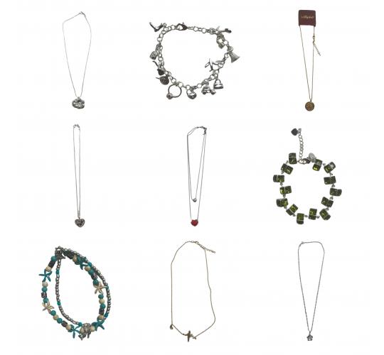 Wholesale Joblot of 50 Mixed Fashion Necklaces & Bracelets
