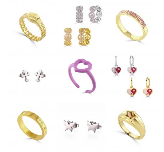 MIXED JEWELLERY JOBLOT - 1000PCS - ORIGINAL DESIGNS 