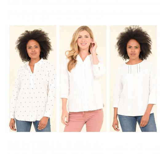 One Off Joblot of 29 Ladies Brakeburn Mixed Shirts & Blouses - Size 8