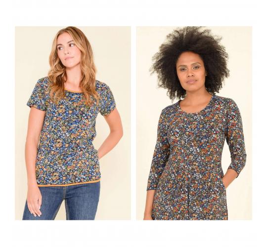One Off Joblot of 17 Ladies Brakeburn Mixed Ditsy Dress & Tee - Size 8