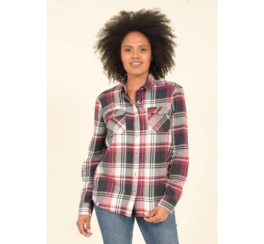 One Off Joblot of 11 Ladies Brakeburn Checked Flannel Shirt - Size 8