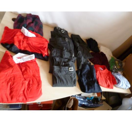 18 Ex-Chain Store JL School Uniforms All New Uniform 10 Trousers 1 Skirt 2 Shirts 1 dress 4 jumpersNew - Lot 11