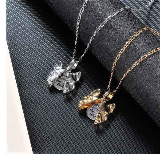 10 pcs - Engraved Pendant Necklace with an Animal Theme in Gold and Silver - 2 Colours 5 Each|GCC098-Gold/Silver|UK SELLER